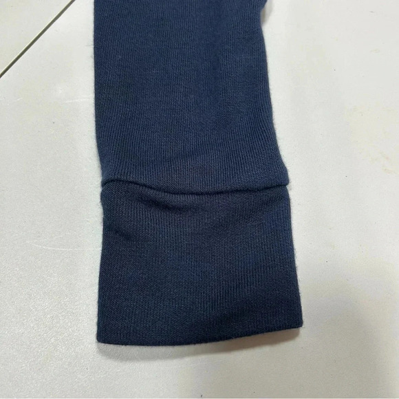 Active Life Women’s Medium Navy Blue Long Sleeve Casual Soft Crewneck Knit Top - Picture 6 of 7